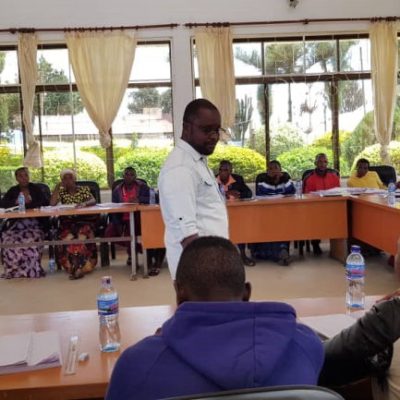 LV during localized ledger training at Agreement Hotel-Njombe